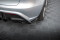 Heck Ansatz Flaps Diffusor passend für Porsche Macan Mk1 Facelift 2 schwarz Hochglanz