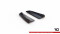 Heck Ansatz Flaps Diffusor passend für Porsche Macan Mk1 Facelift 2 schwarz Hochglanz