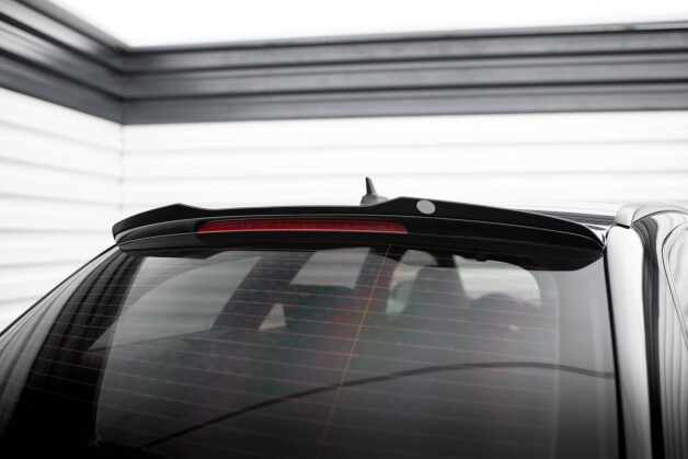 Heck Spoiler Aufsatz Abrisskante passend für Audi RS6 Avant C6 schwarz Hochglanz