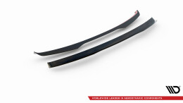 Heck Spoiler Aufsatz Abrisskante passend für Audi RS6 Avant C6 schwarz Hochglanz