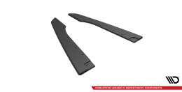 Street Pro Heck Ansatz Flaps Diffusor passend für Audi RS6 Avant C6 SCHWARZ