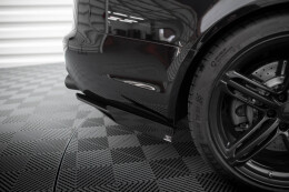 Street Pro Heck Ansatz Flaps Diffusor für Audi RS6 Avant C6 SCHWARZ+ HOCHGLANZ FLAPS