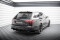 Street Pro Heck Ansatz Flaps Diffusor für Audi RS6 Avant C6 SCHWARZ+ HOCHGLANZ FLAPS