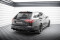 Street Pro Heck Ansatz Flaps Diffusor passend für Audi RS6 Avant C6 rot+ Hochglanz Flaps
