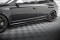 Street Pro Seitenschweller Ansatz Cup Leisten passend für Audi RS6 Avant C6 SCHWARZ+ HOCHGLANZ FLAPS