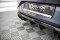 Heck Ansatz Diffusor + Endrohre chrom passend für Seat Leon FR Hatchback Mk4 schwarz Hochglanz