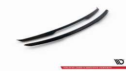 Heck Spoiler Aufsatz Abrisskante passend für Land Rover Range Rover Sport SVR Mk2 schwarz Hochglanz