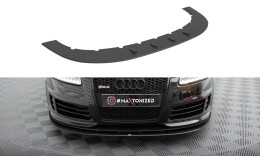 Street Pro Cup Spoilerlippe Front Ansatz passend für Audi RS6 Avant C6 SCHWARZ