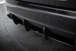 Street Pro Heckschürze Heck Ansatz Diffusor passend für Audi RS6 Avant C6 SCHWARZ