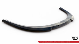Cup Spoilerlippe Front Ansatz V.2 passend für Audi RS6 Avant C6 schwarz Hochglanz
