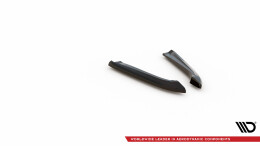 Heck Ansatz Flaps Diffusor passend für Audi RS6 Avant C6 schwarz Hochglanz