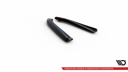 Heck Ansatz Flaps Diffusor passend für Audi RS6 Avant C6 schwarz Hochglanz