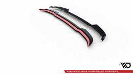 Heck Spoiler Aufsatz Abrisskante passend für Audi Q5 S-Line SUV Mk2 Facelift schwarz Hochglanz