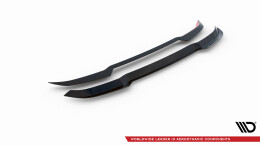 Heck Spoiler Aufsatz Abrisskante passend für Audi Q5 S-Line SUV Mk2 Facelift schwarz Hochglanz