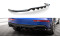 Mittlerer Cup Diffusor Heck Ansatz DTM Look passend für Audi Q5 S-Line SUV Mk2 Facelift schwarz Hochglanz