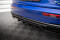 Mittlerer Cup Diffusor Heck Ansatz DTM Look passend für Audi Q5 S-Line SUV Mk2 Facelift schwarz Hochglanz