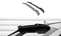 Oberer Heck Spoiler Aufsatz Abrisskante passend für Audi SQ5 / Q5 S-Line Sportback Mk2 Facelift schwarz Hochglanz