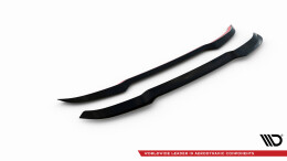 Oberer Heck Spoiler Aufsatz Abrisskante passend für Audi SQ5 / Q5 S-Line Sportback Mk2 Facelift schwarz Hochglanz