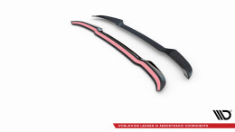 Oberer Heck Spoiler Aufsatz Abrisskante passend für Audi SQ5 / Q5 S-Line Sportback Mk2 Facelift schwarz Hochglanz