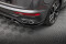 Mittlerer Cup Diffusor Heck Ansatz DTM Look passend für Audi SQ5 / Q5 S-Line Sportback Mk2 Facelift schwarz Hochglanz