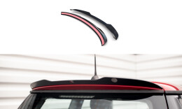 Heck Spoiler Aufsatz Abrisskante passend für Mini One R56 schwarz Hochglanz
