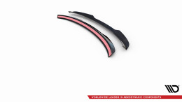 Heck Spoiler Aufsatz Abrisskante passend für Mini One R56 schwarz Hochglanz
