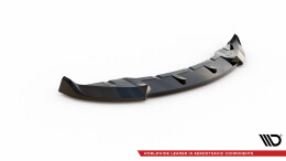 Cup Spoilerlippe Front Ansatz passend für Mini One R56 schwarz Hochglanz