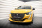 Cup Spoilerlippe Front Ansatz V.1 passend für Peugeot 208 GT Mk2 schwarz Hochglanz