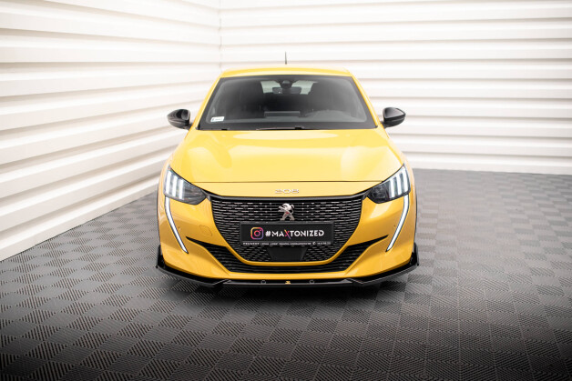 Cup Spoilerlippe Front Ansatz V.1 + Flaps passend für Peugeot 208 GT Mk2
