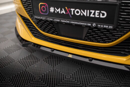 Cup Spoilerlippe Front Ansatz V.1 + Flaps passend für Peugeot 208 GT Mk2