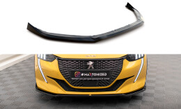 Cup Spoilerlippe Front Ansatz V.2 passend für Peugeot 208 GT Mk2 schwarz Hochglanz