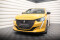 Cup Spoilerlippe Front Ansatz V.2 passend für Peugeot 208 GT Mk2 schwarz Hochglanz