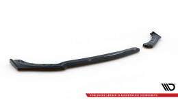 Heck Ansatz Flaps Diffusor passend für Peugeot 208 GT Mk2 schwarz Hochglanz
