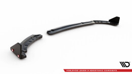 Heck Ansatz Flaps Diffusor V.1 + Flaps passend für Peugeot 208 GT Mk2