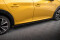 Seitenschweller Ansatz Cup Leisten für Peugeot 208 GT Mk2 schwarz Hochglanz