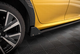 Seitenschweller Ansatz Cup Leisten + Flaps passend für Peugeot 208 GT Mk2