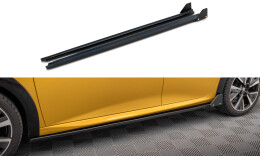 Seitenschweller Ansatz Cup Leisten + Flaps passend für Peugeot 208 GT Mk2