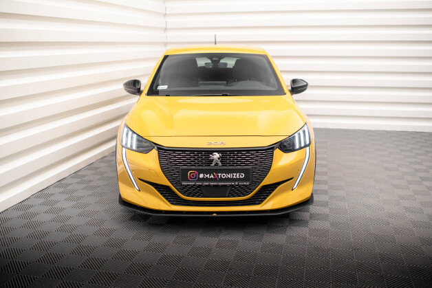 Street Pro Cup Spoilerlippe Front Ansatz passend für Peugeot 208 GT Mk2 SCHWARZ