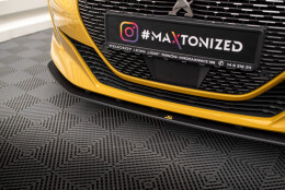 Street Pro Cup Spoilerlippe Front Ansatz passend für Peugeot 208 GT Mk2 SCHWARZ