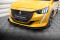 Street Pro Cup Spoilerlippe Front Ansatz passend für Peugeot 208 GT Mk2 SCHWARZ+ HOCHGLANZ FLAPS