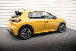 Street Pro Seitenschweller Ansatz Cup Leisten passend für Peugeot 208 GT Mk2 SCHWARZ