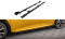 Street Pro Seitenschweller Ansatz Cup Leisten passend für Peugeot 208 GT Mk2 SCHWARZ+ HOCHGLANZ FLAPS
