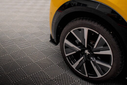 Street Pro Heck Ansatz Flaps Diffusor passend für Peugeot 208 GT Mk2 SCHWARZ