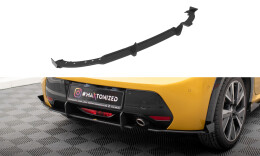 Street Pro Heck Ansatz Flaps Diffusor passend für Peugeot 208 GT Mk2 SCHWARZ+ HOCHGLANZ FLAPS