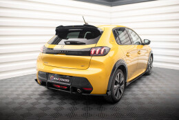 Street Pro Heck Ansatz Flaps Diffusor passend für Peugeot 208 GT Mk2 SCHWARZ+ HOCHGLANZ FLAPS