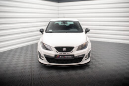 Street Pro Spoilerlippe Front Ansatz passend für Seat Ibiza Sport Coupe Mk4 rot