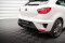 Street Pro Heckschürze Heck Ansatz Diffusor für Seat Ibiza Sport Coupe Mk4 SCHWARZ-ROT