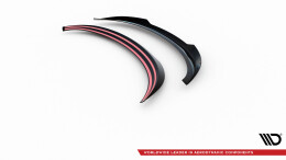 Heck Spoiler Aufsatz Abrisskante passend für Mini Cooper S F56 Facelift schwarz Hochglanz
