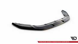 Cup Spoilerlippe Front Ansatz V.1 passend für Mini Cooper S F56 Facelift schwarz Hochglanz