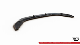 Cup Spoilerlippe Front Ansatz V.1 passend für Mini Cooper S F56 Facelift schwarz Hochglanz